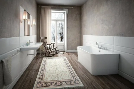 Ванна акриловая Vagnerplast Maggie KRBV165MAG9X-64 160х75 отдельностоящая овальная без каркаса