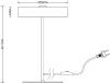 Настольная лампа Arte Lamp Elnath (Елнатх) A5038LT-3PB