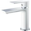 Смеситель Haiba HB505-8 HB10505-8 на раковину белый/хром