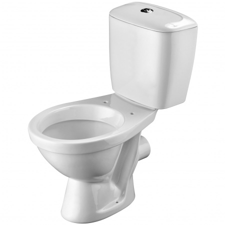 Унитаз-компакт напольный с бачком Santek Паллада 1WH302371 белый с сиденьем каскадный смыв