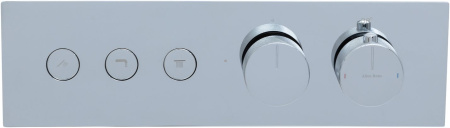 Смеситель для ванны с душем Allen Brau Liberty 5.33003-00 встраиваемый в стену хром с термостатом