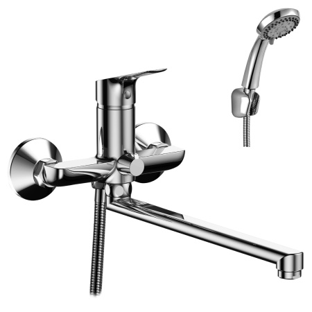 Смеситель для ванны Rossinka RS29 RS29-33 настенный хром