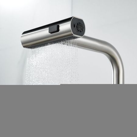 Смеситель для кухни Shevanik S263L на мойку сатин