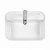 Раковина из сантехнического фарфора Bond Cube S13-500 50х40 накладная цвет белый 1 отверстие под смеситель