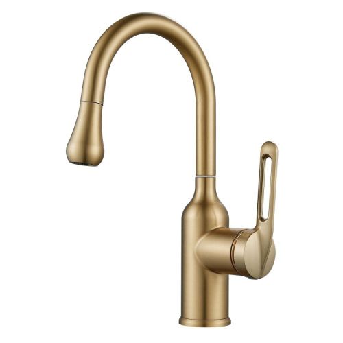 Смеситель Raffine F101G на раковину золото - фото 2