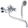 Смеситель для ванны и душа Haiba HB2209 настенный хром