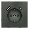 Розетка с USB, A+C VOLTUM S70 VLS040506