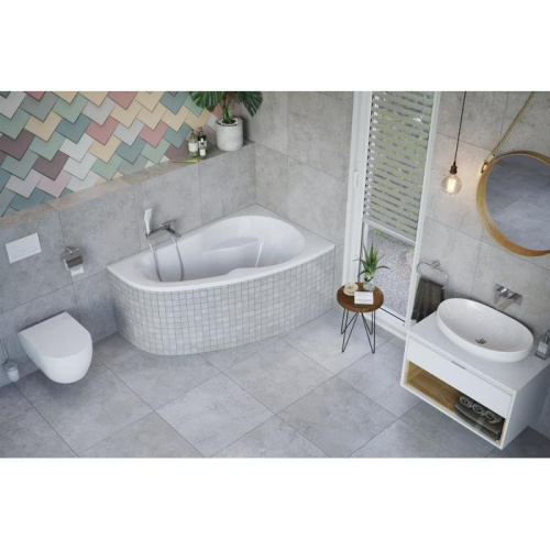 Ванна Excellent NEWA WAEX.NEP16WH 160х95 пристенная асимметричная - фото 3