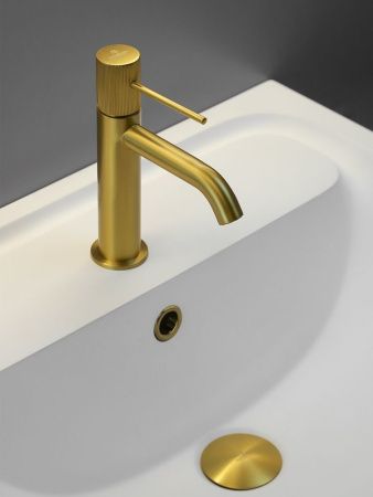 Смеситель AltroBagno Bilancia AltroBagnoBilancia0142BG на раковину золото