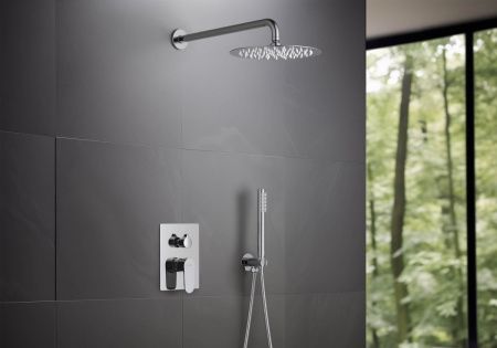 Душевая система Aquatek ОБЕРОН AQ1272CR встраиваемая в стену цвет хром