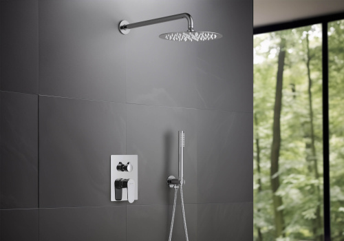 Душевая система Aquatek ОБЕРОН AQ1272CR встраиваемая в стену - фото 5