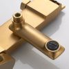 Душевая стойка Shevanik S4226G настенная цвет золото