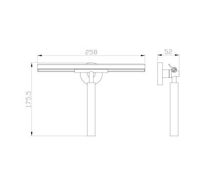 Скребок для чистки стекол Wonzon & Woghand Easy WW-8123