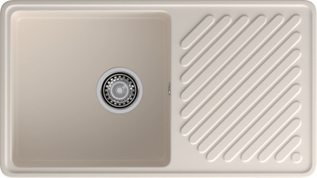 Кухонная мойка Granfest Quarz 53 белый 85х48 цвет белый поверхность матовая