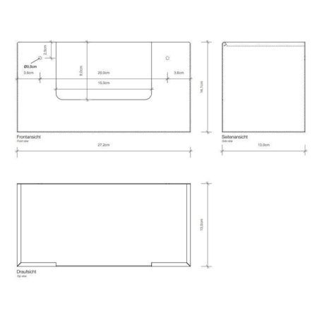 Диспенсер для салфеток Decor Walther Universal 818976