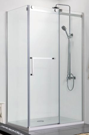 Душевой уголок Azario Vancouver AZ-NKF1131 R 800 120х80 стекло прозрачное профиль серебро без поддона