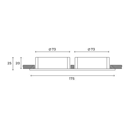 Светильник встраиваемый Hesby Lighting Breeze (Бреезе) HSBL_0175