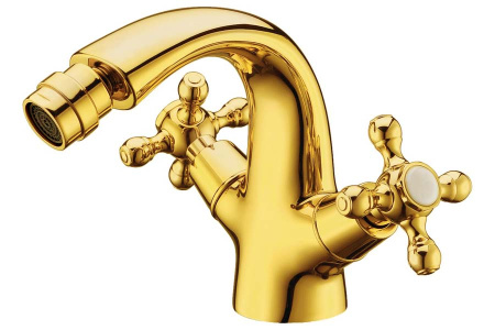 Смеситель Boheme Tradizionale Oro 296 на биде золото