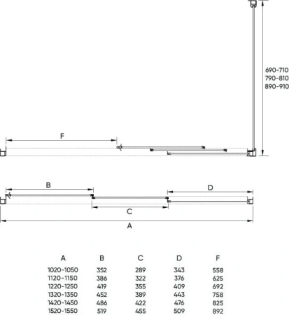 Душевой уголок Veconi Rovigo RV031-14090-01-C5 140х90 стекло прозрачное профиль хром глянцевый без поддона