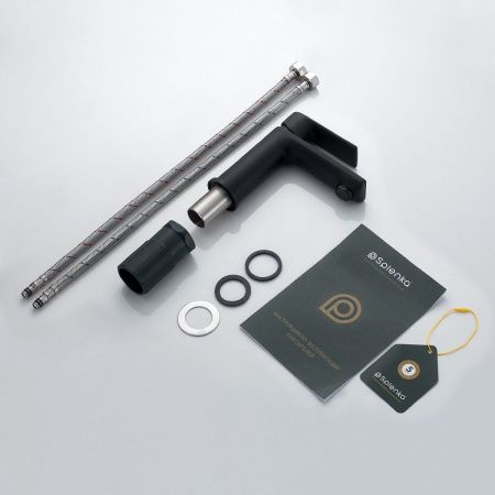 Смеситель Splenka S05 S05.10.06 на раковину черный
