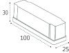 Монтажная коробка Italline IT09-9024 black