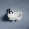 Раковина из сантехнического фарфора Ceramica Nova ELEMENT CN6066R 40х20 подвесная цвет белый 1 отверстие под смеситель