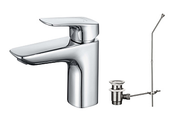Смеситель Aquatek ВЕГА AQ1011CR на раковину хром без термостата
