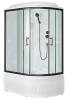 Душевая кабина Royal Bath BK RB8120BK1-M-L-BL Practic 120х80 асимметричная с крышей ориентация левая