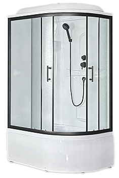 Душевая кабина Royal Bath BK RB8120BK1-M-L-BL Practic 120х80 асимметричная с крышей ориентация левая Душевая кабина Royal Bath BK RB8120BK1-M-L-BL Practic 120х80 асимметричная с крышей ориентация левая