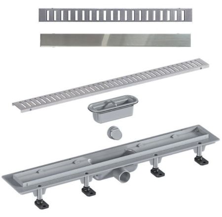 Душевой лоток Good Door ТЛ00006 85х5 серый