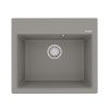 Кухонная мойка LeMark Hanka 570 9910015 55х50 цвет серый поверхность матовая