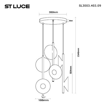 Светильник подвесной ST Luce Sentito (Сентито) SL3003.403.09