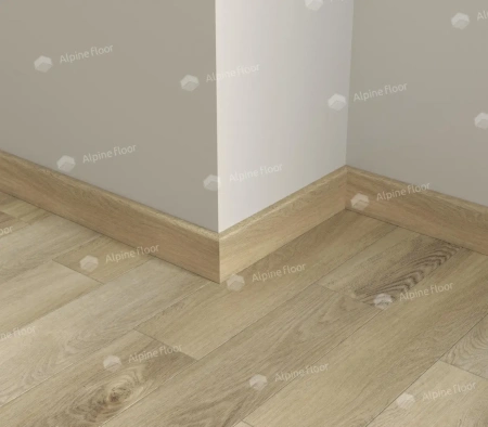 Напольный плинтус Alpine Floor Parquet Light SK 13-17 Бежевый толщина 1.25 см 2200х80