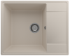 Кухонная мойка Ulgran Quartz Prima 605-02 61х49 цвет бежевый поверхность матовая