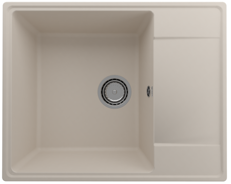 Кухонная мойка Ulgran Quartz Prima 605-02 61х49 цвет бежевый поверхность матовая