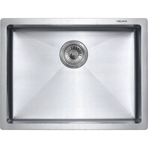 Кухонная мойка Melana ProfLine MLN-R5844H 58х44 цвет сатин поверхность матовая