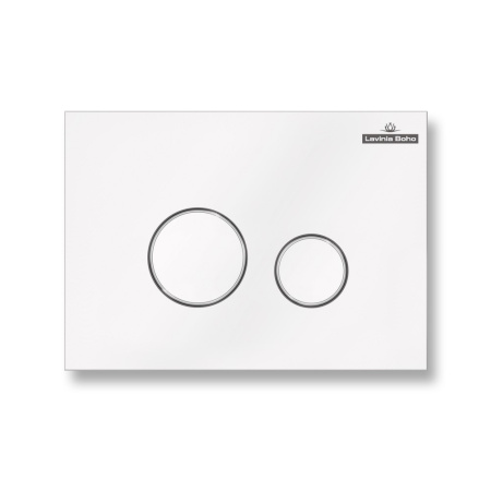 Клавиша смыва механическая Lavinia Boho RelFix 3805004W цвет белый/хром
