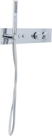 Смеситель для ванны с душем Allen Brau Liberty 5.33010-00 встраиваемый в стену хром с термостатом