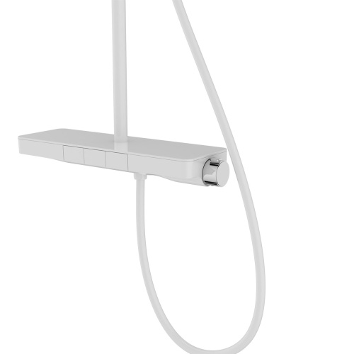 Душевая стойка Vincea Inspire VSFS-3I12TW настенная цвет белый - фото 3