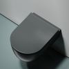 Унитаз подвесной Ceramica Nova MODENA CN6063MDH темно-серый с сиденьем микролифт безободковый душевой смыв