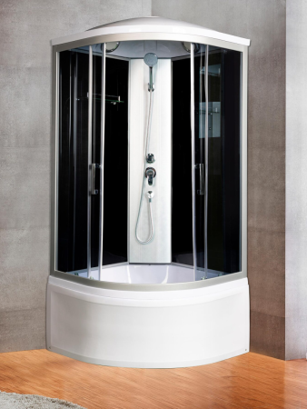 Душевая кабина River DESNA XL 90/44 TH -10000006150 90х90 четверть круга с крышей ориентация универсальная Душевая кабина River DESNA XL 90/44 TH -10000006150 90х90 четверть круга с крышей ориентация универсальная