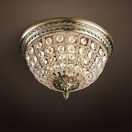 Светильник потолочный Delight Collection 19th c. Casbah (19тх ц. Цасбах) KR0108W-2 antique brass