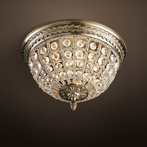Светильник потолочный Delight Collection 19th c. Casbah (19тх ц. Цасбах) KR0108W-2 antique brass - фото 2