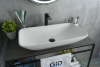 Раковина керамическая Gid Geométrico 51124 70х40 накладная цвет белый без отверстий под смеситель