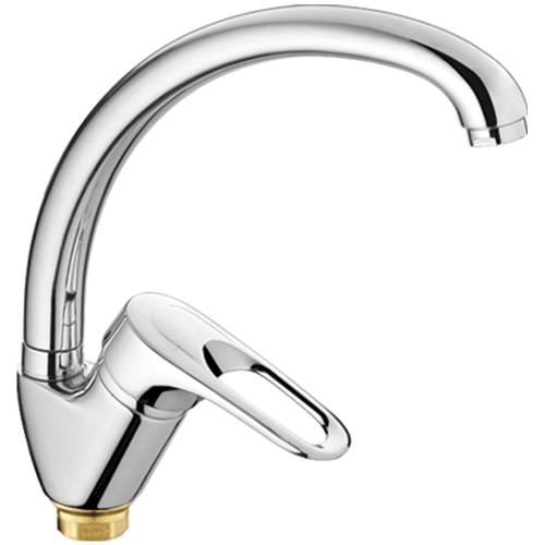 Смеситель для кухни Fashun A4104-2 на мойку хром - фото 2