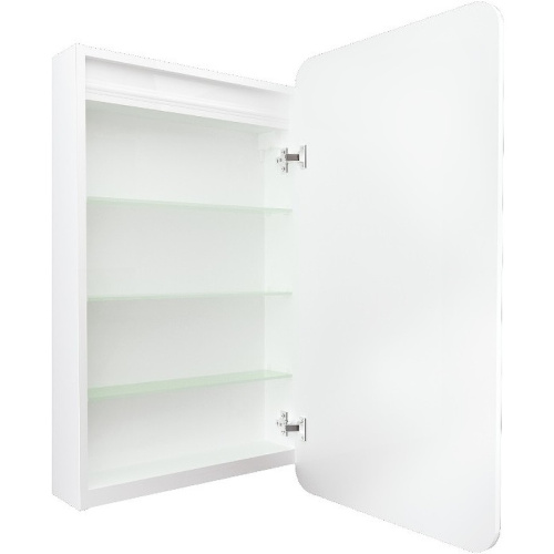 Зеркало-шкаф 1MarKa Nuvo У83224 50х14х90 подвесной цвет белый - фото 2 Зеркало-шкаф 1MarKa Nuvo У83224 50х14х90 подвесной цвет белый - фото 2