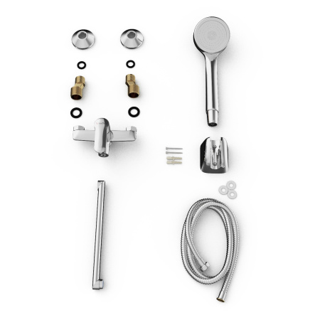 Смеситель для ванны Tokito KANDA TOK-KAN-1015 настенный хром