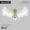 Люстра потолочная IMEX Bloom (Блоом) MD.9345-5-S-BR