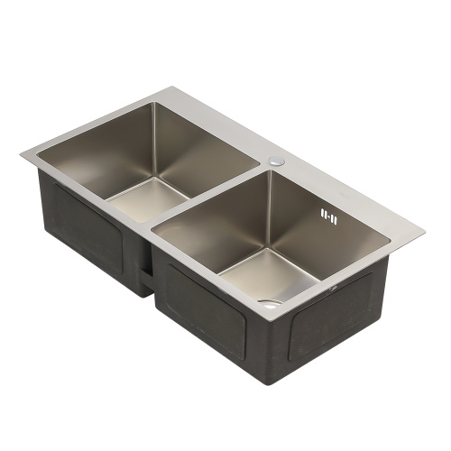Кухонная мойка Melana ProfLine DS8045H 80x45 цвет сатин - фото 3
