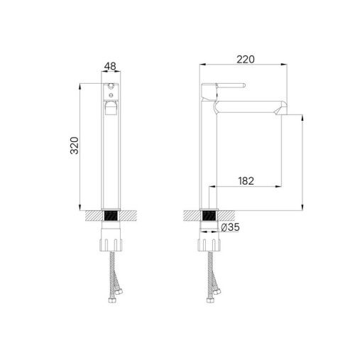 Смеситель для раковины Iddis Aiger AIGSB01i01 на столешницу хром - фото 4